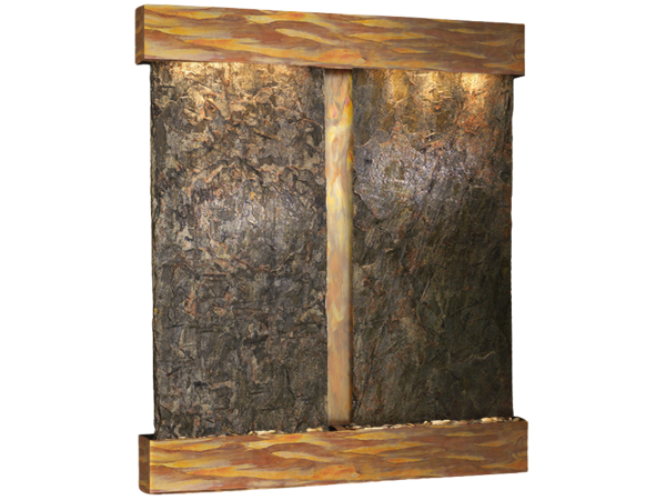 Cottonwood Falls-Square-Rustic Copper-Green Natural Slate