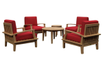 Brianna 6-Pieces Deep Seating Armchair Set
