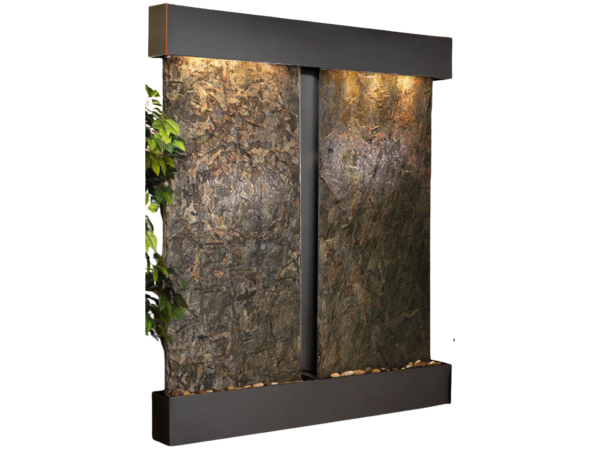 Cottonwood Falls-Square-Blackened copper-Green Natural Slate