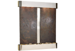Cottonwood Falls-Round-Stainless Steel-Multi-Color Natural Slate