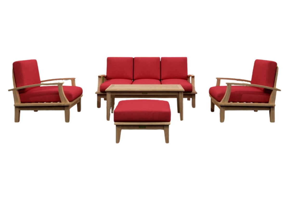 Brianna 5-Pieces Deep Seating Sofa Set