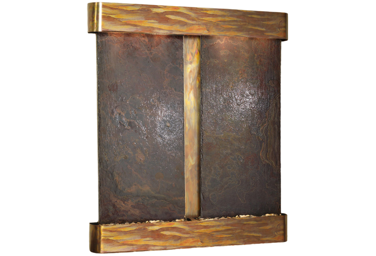 Cottonwood Falls-Round-Rustic Copper-Multi-Color Natural Slate