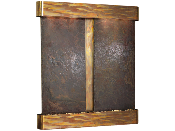 Cottonwood Falls-Round-Rustic Copper-Multi-Color Natural Slate
