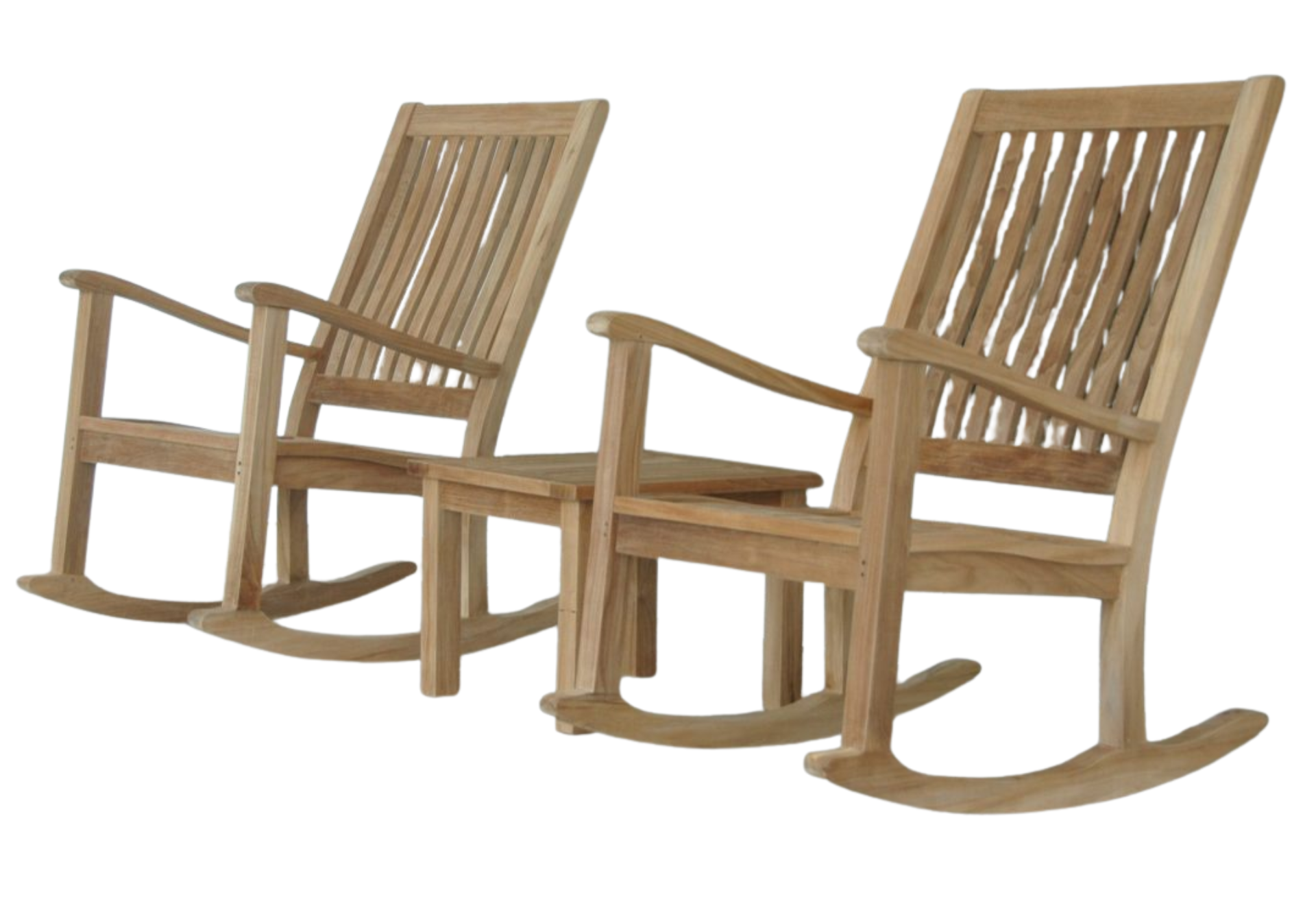 Del-Amo Bahama 3-Pieces Set with Square Side Table