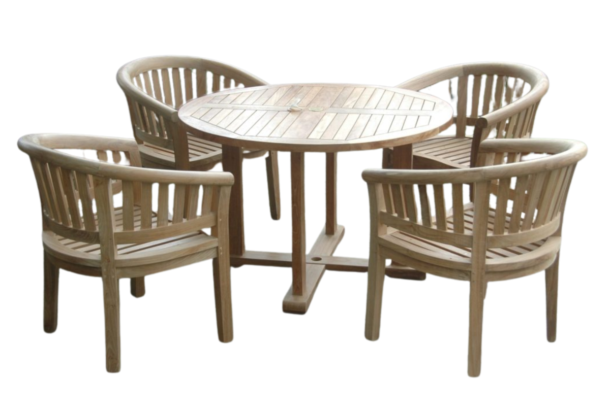 Tosca 5-Pieces Dining Table Set