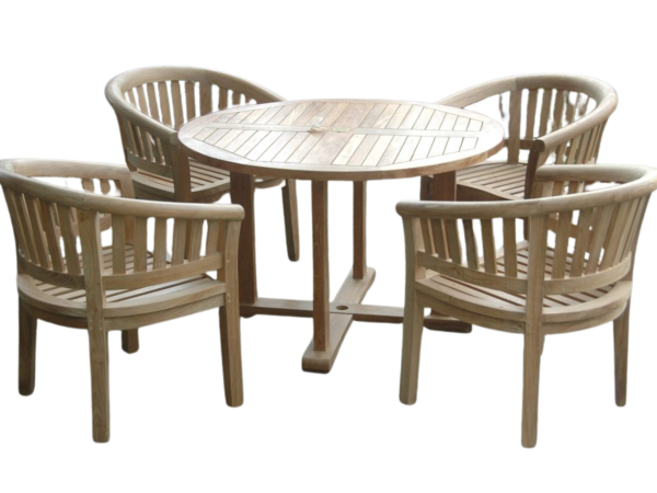Tosca 5-Pieces Dining Table Set