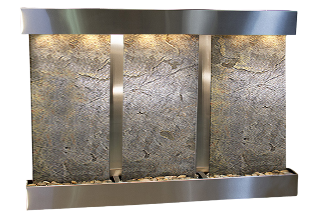 Olympus Falls-Square-Stainless Steel-Green Featherstone