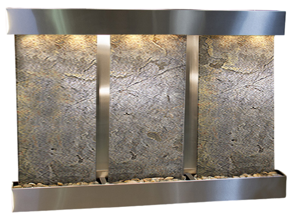 Olympus Falls-Square-Stainless Steel-Green Featherstone