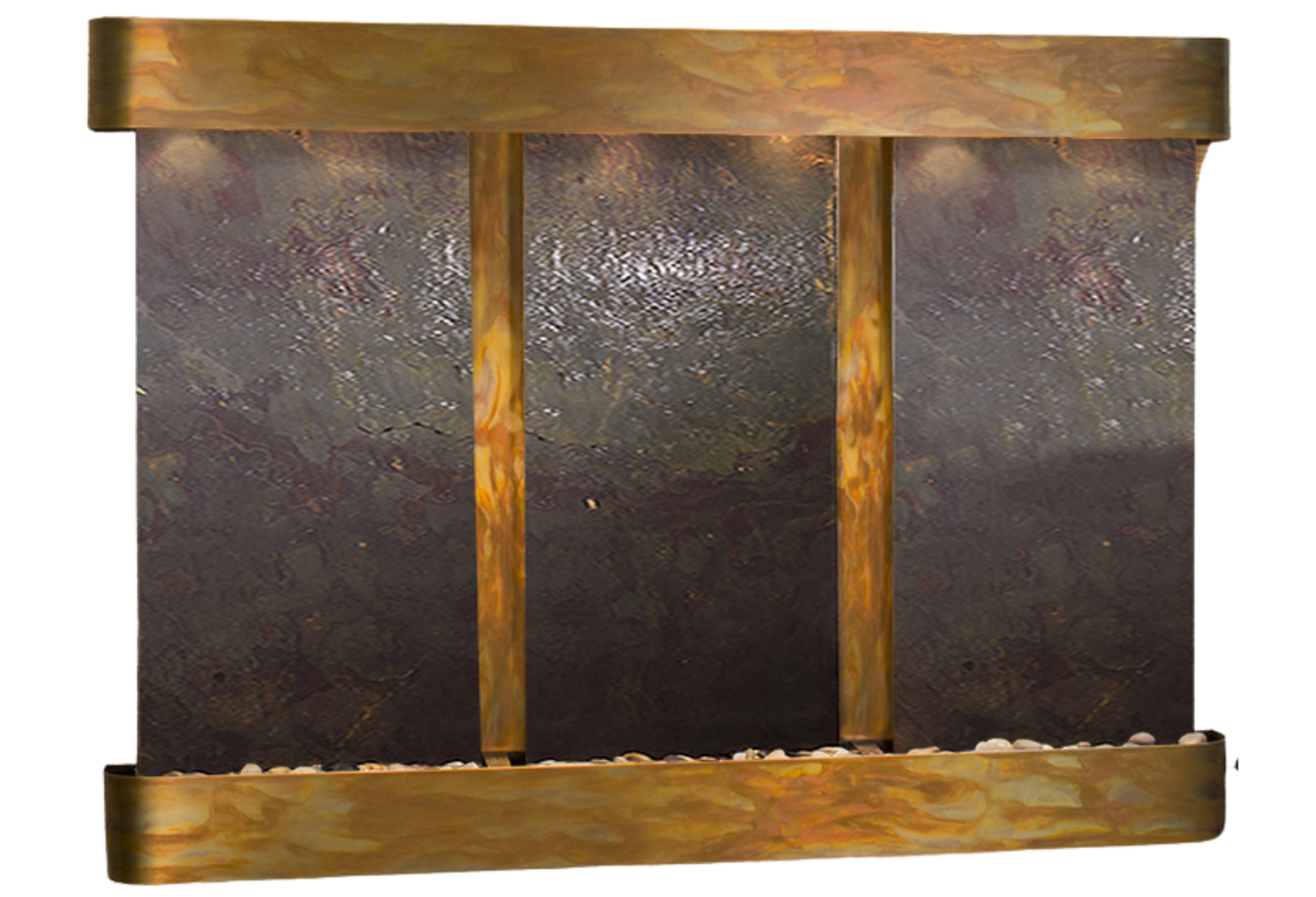 Olympus Falls-Round-Rustic Copper-Multi-Color Featherstone