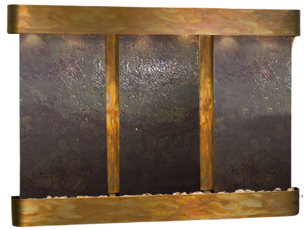 Olympus Falls-Round-Rustic Copper-Multi-Color Featherstone