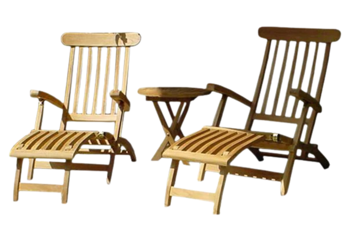 Royal Steamer 3-Pieces Set with Side Table
