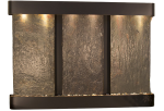Olympus Falls-Round-Blackened Copper-Multi-Color Natural Slate