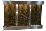 Olympus Falls-Square-Stainless Steel-Green Marble