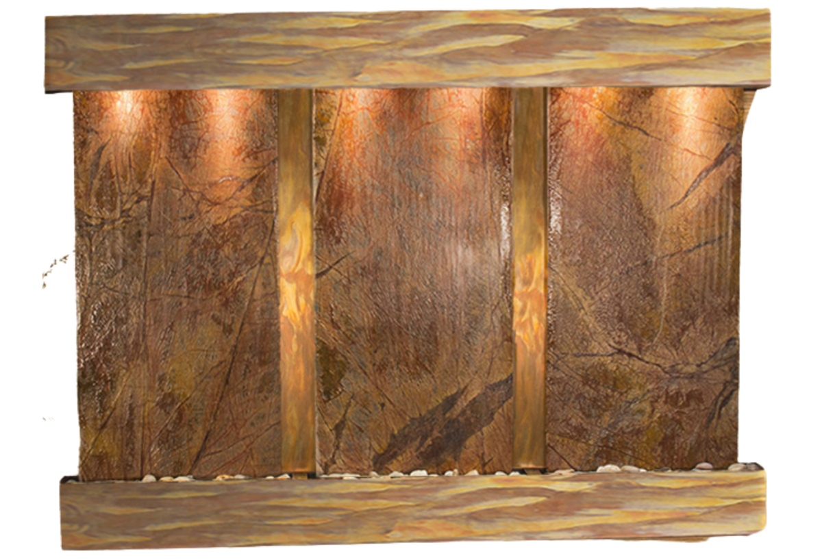 Olympus Falls-Square-Rustic Copper-Brown Marble