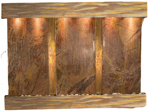 Olympus Falls-Square-Rustic Copper-Brown Marble