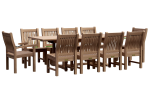 Bahama Sahara 11-Pieces 8′ Rectangular Dining Set
