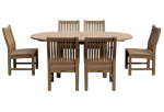 Bahama Sahara 7-Pieces 8′ Rectangular Dining Set