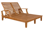 Brianna Double Sun Lounger with Arm