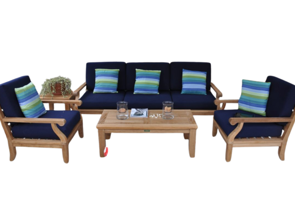 Riviera Luxe 7-Pieces Modular Set With Rectangular Table B