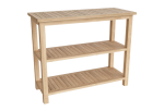 Towel Console w 2 Shelves Table