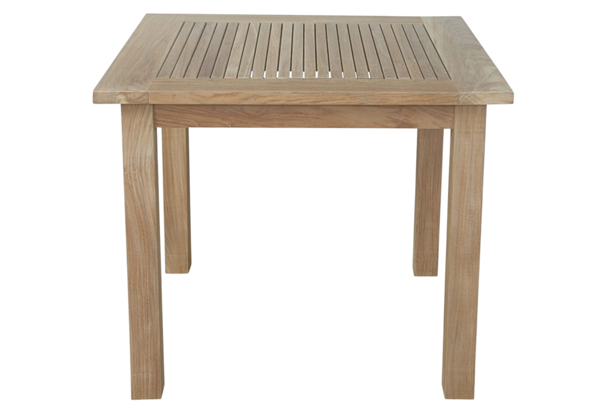 Bahama 35″ Square Table Small Slats