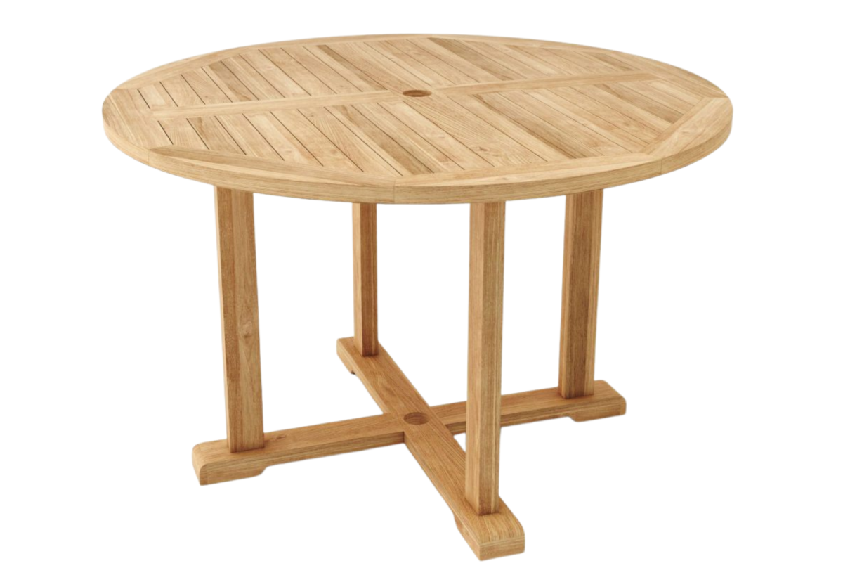 Tosca 4-Foot Round Table w Frame