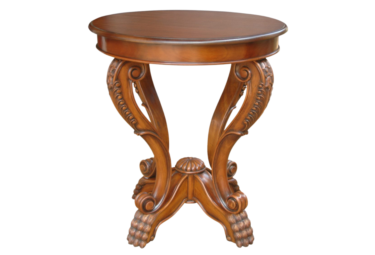 _Victorian Claw Feet Side Table