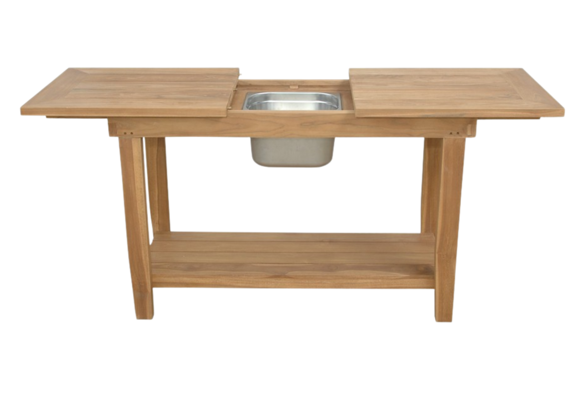 Nautilus Console Table w SS Container