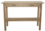 Atlanta Rectangular Serving Table w 2 Drawers and 1 Shelf
