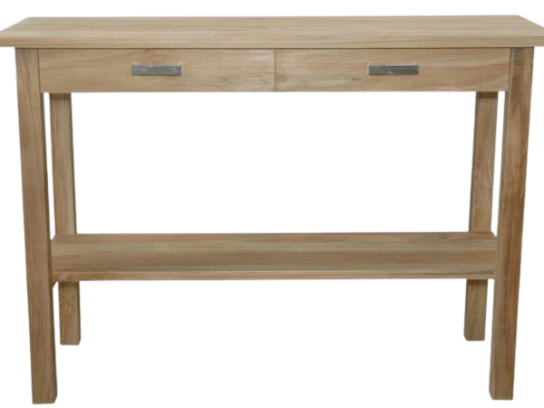 Atlanta Rectangular Serving Table w 2 Drawers and 1 Shelf