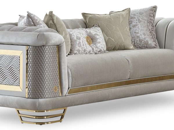 Romans Loveseat, Cream