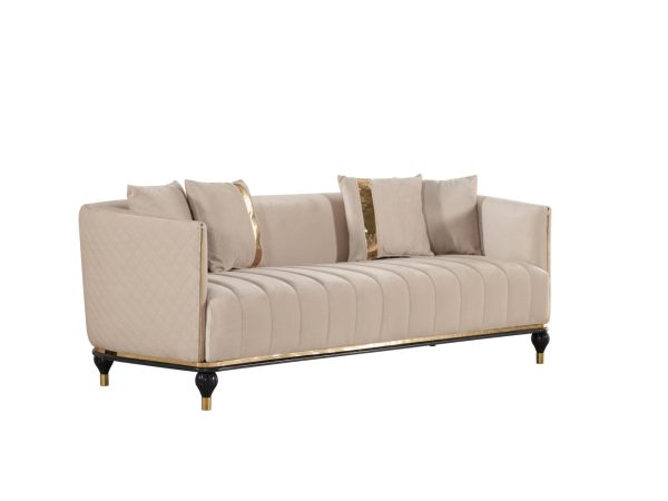 Toronto Stationary Loveseat | Cream