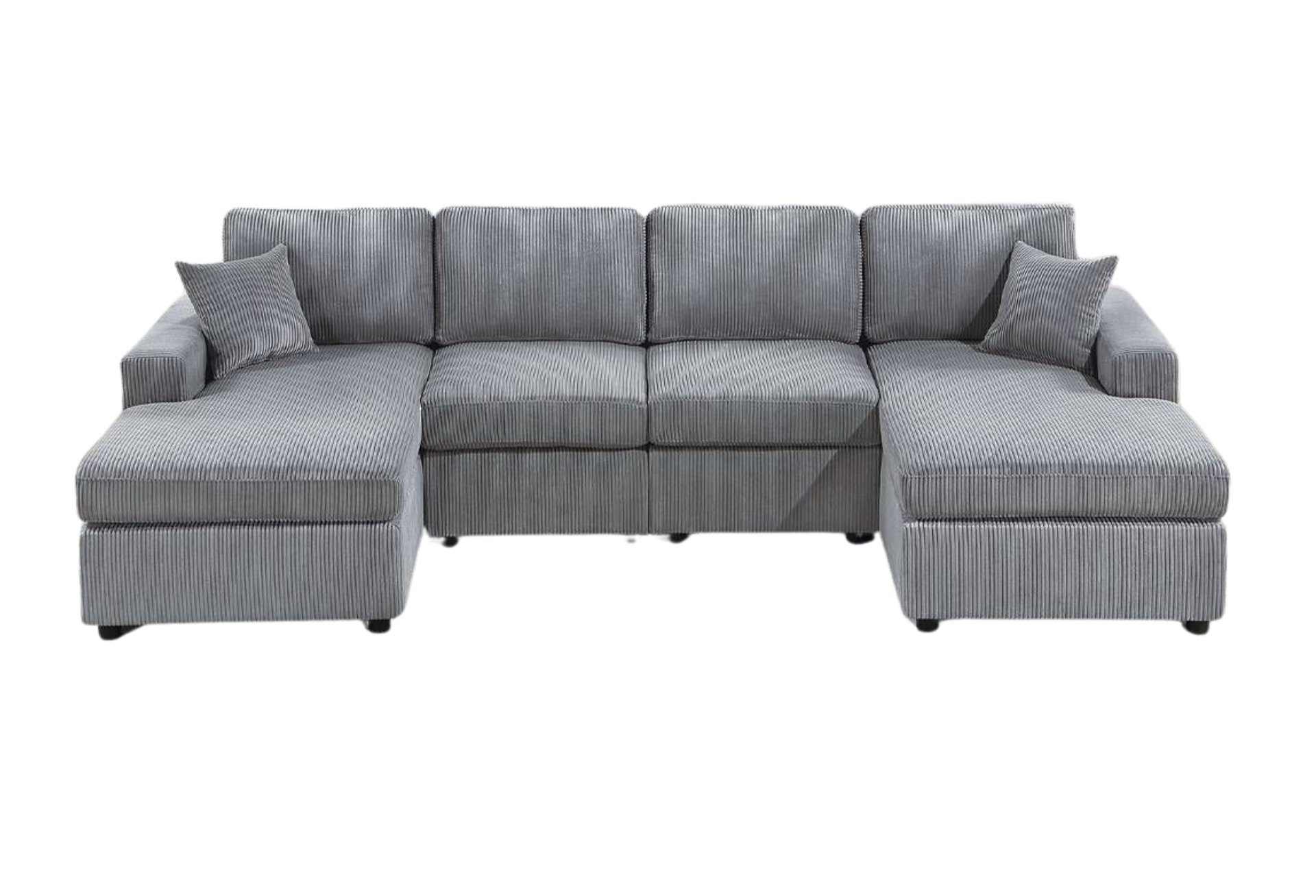 DOUBLE CHAISE SECTIONAL – FOG
