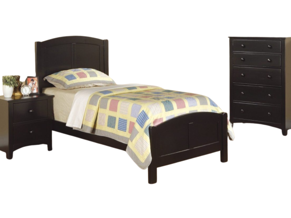 BLACK FULL BED