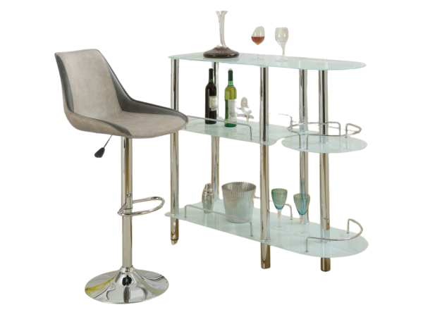 BAR STAND WHITE