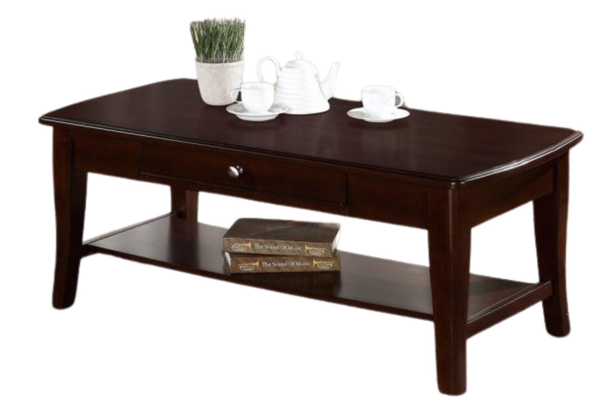 WOOD CONSOLE TABLE W DRAWER