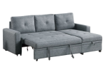 CONVERTIBLE SOFA IVORY CORDUROY