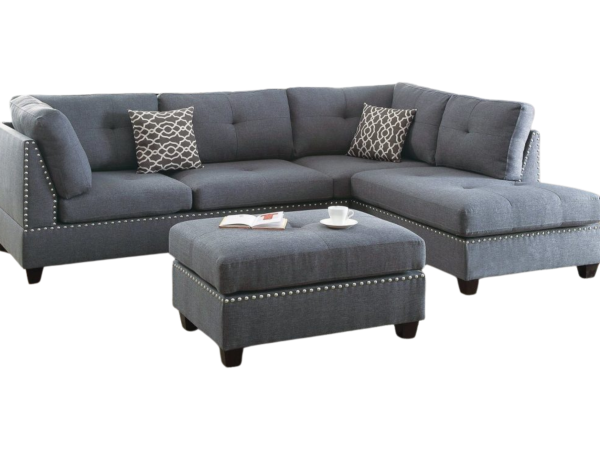 3PC SECTIONAL WITH OTTOMAN
