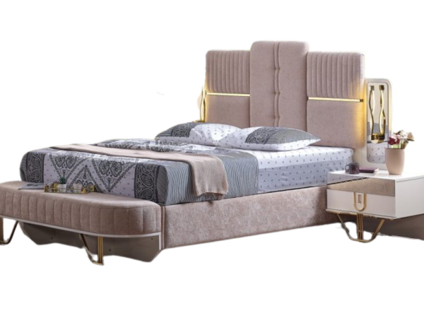 Valence King Storage Bed with Headboard