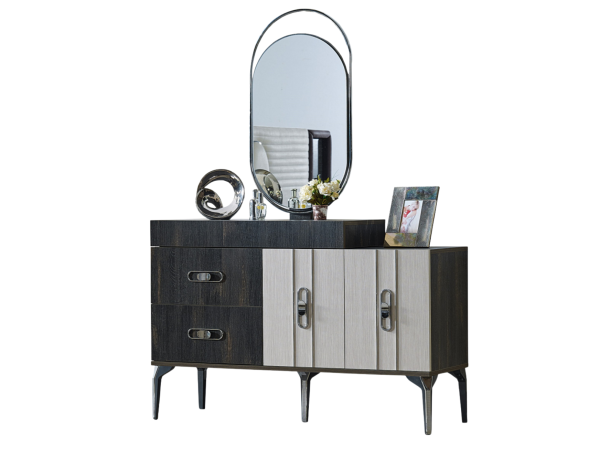 Nero Dresser with Mirror