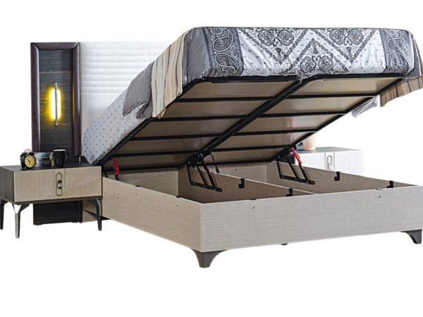 Nero King Storage Bed with Headboard