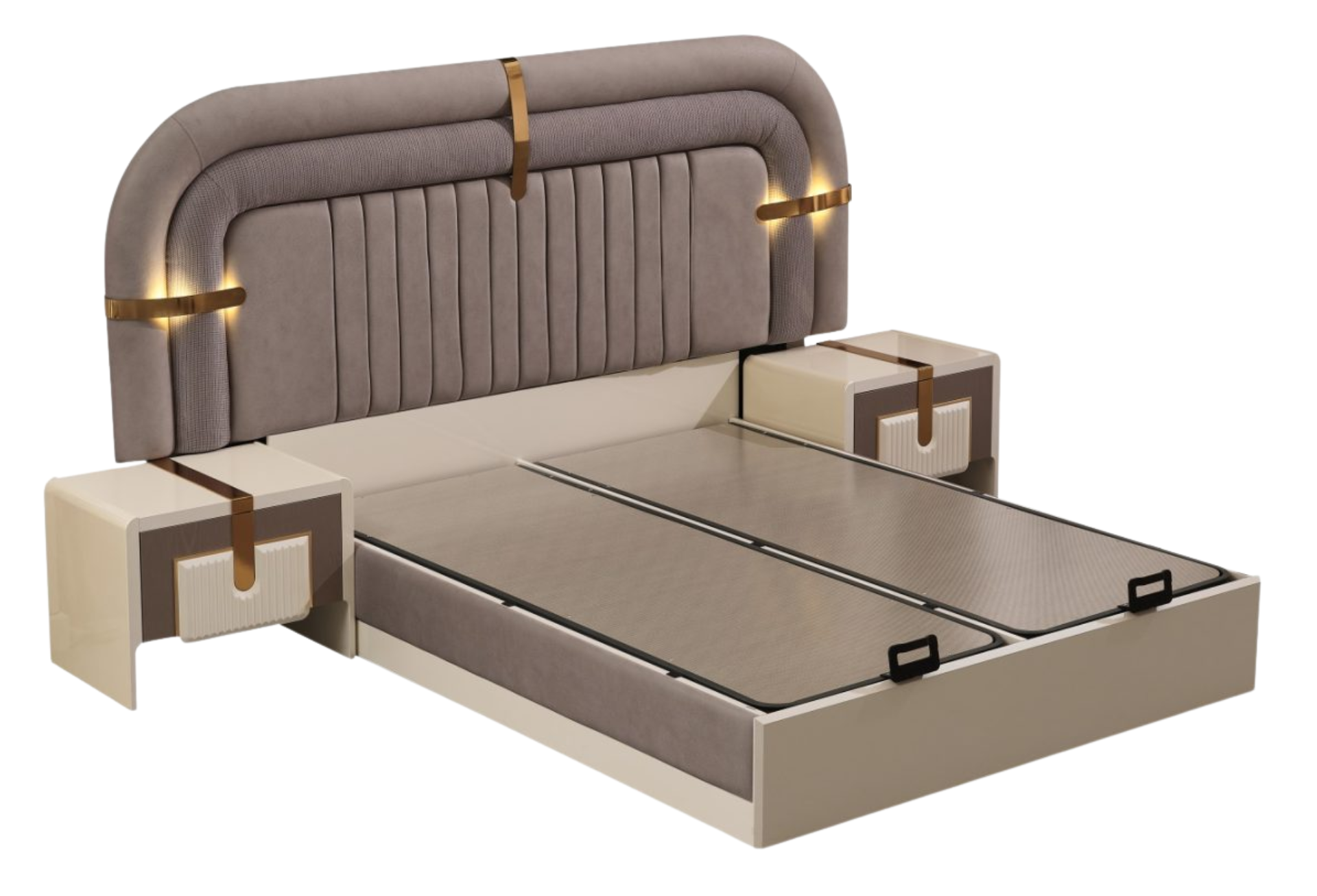 Zurich Queen Bed With Headboard