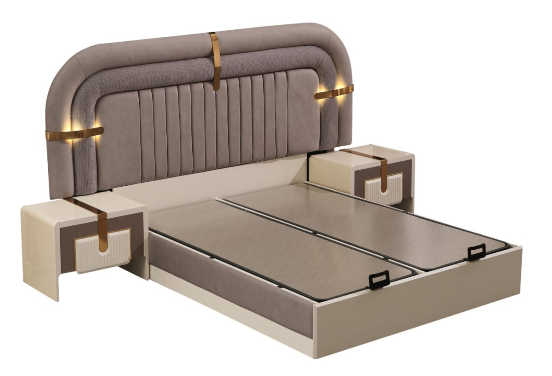 Zurich Queen Bed With Headboard (1)