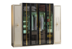 Marsel Mirror Glow 6-Door Wardrobe