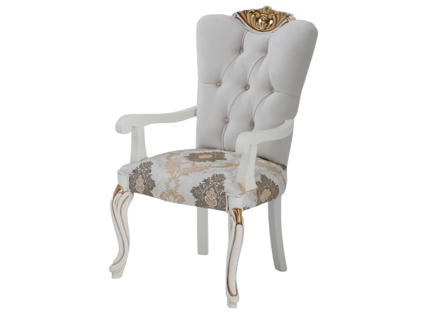 Buse Dining Room Arm Chair Cream