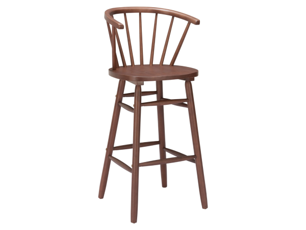 Stenger Barstool (Set of 2) Walnut