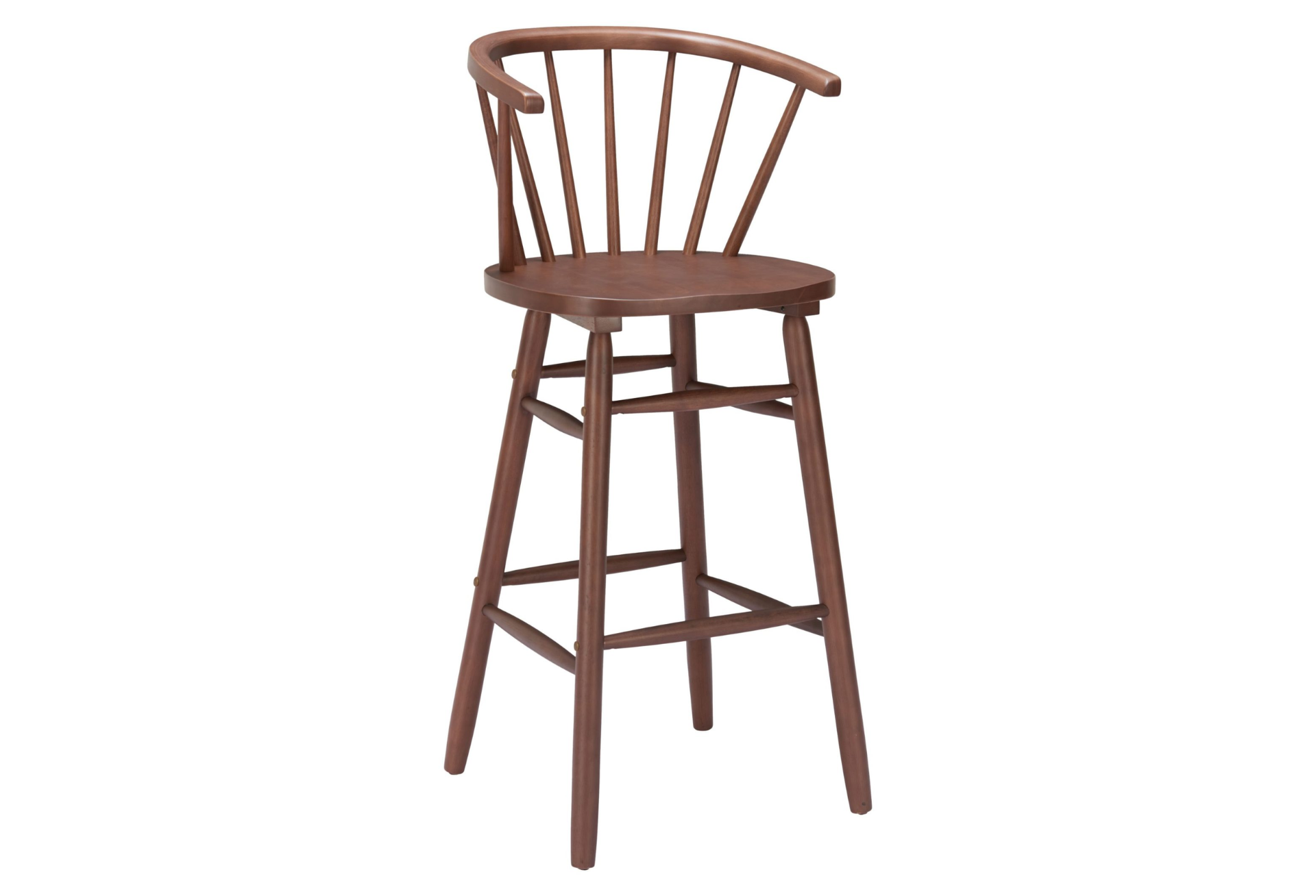 Stenger Barstool (Set of 2) Walnut