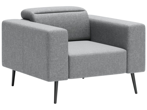 Milan Armchair Dark Gray