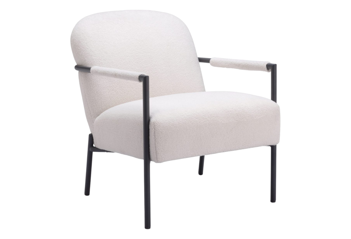 Chicago Accent Chair Ivory