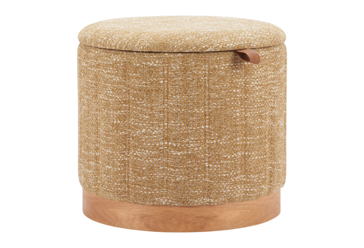Fije Storage Ottoman Oat Yellow